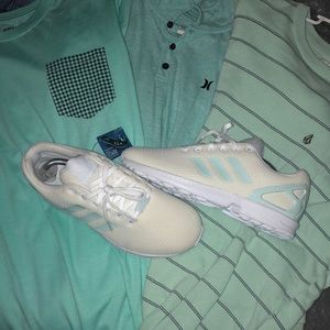 Brandnew mint white adidas torsion bundle sz 10